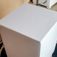 Pouf Quadrato in Ecopelle 40x40x40