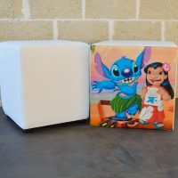 POUF QUADRATO CON STAMPA PERSONALIZZATA 40x40x40